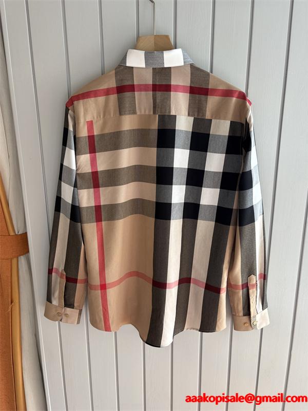 2025秋冬 美品 BURBERRY バーバリー  長袖シャツ  スーパーコピーブランド激安通販 専門店