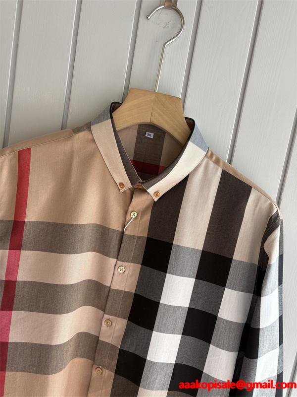 2025秋冬 美品 BURBERRY バーバリー  長袖シャツ  スーパーコピーブランド激安通販 専門店