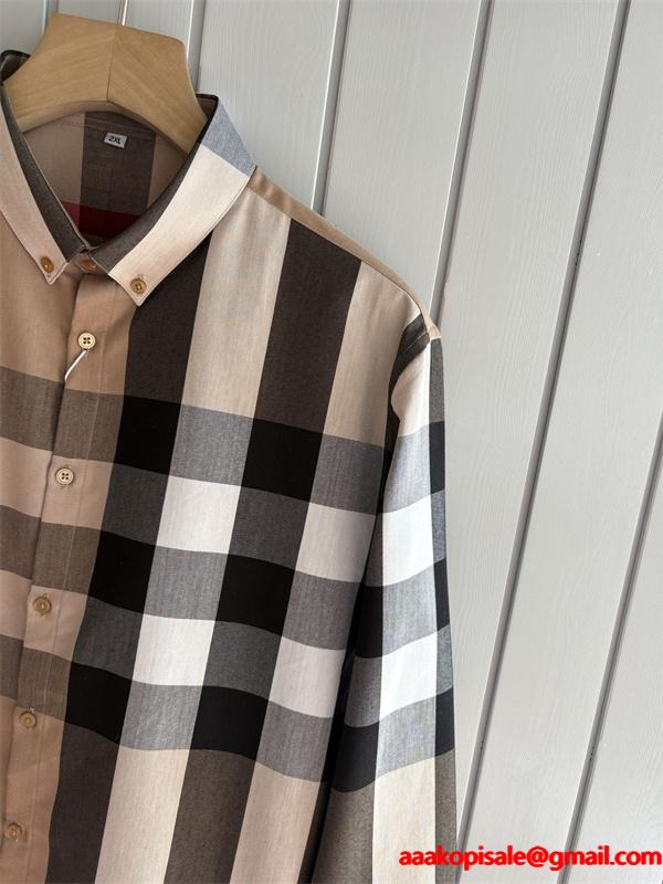 2025秋冬 美品 BURBERRY バーバリー  長袖シャツ  スーパーコピーブランド激安通販 専門店