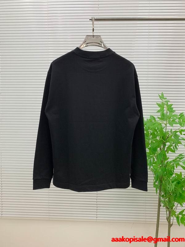 2025春夏  PRADA 綺麗に決まるフォルム！ メンズファッションプラダ長袖Tシャツ__スーパーコピーブランド激安通販 専門店