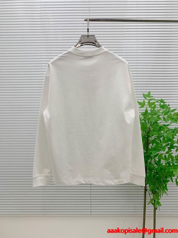 2025春夏  PRADA 綺麗に決まるフォルム！ メンズファッションプラダ長袖Tシャツ__スーパーコピーブランド激安通販 専門店