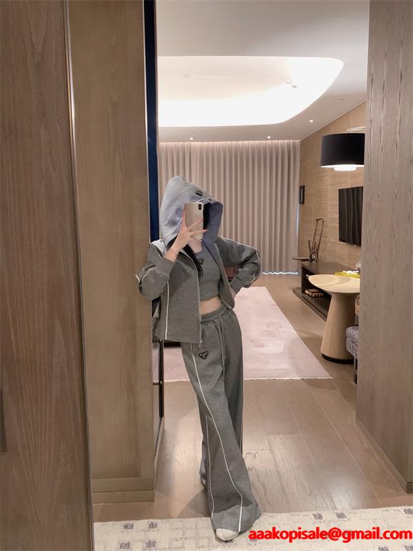 3点セット❤PRADA プラダセットアップコピー 2025 人気が爆発 レディースブランド激安通販 専門店