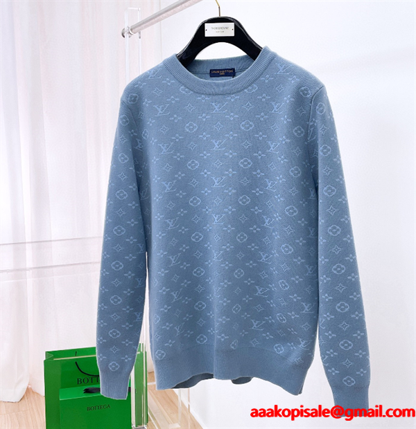 着こなし ❤ルイ ヴィトンセーターコピー LOUIS VUITTON  2色可選 2025年秋冬最新のトレンド ☆ウール混☆_ブランド コピー 激安(日本最大級)