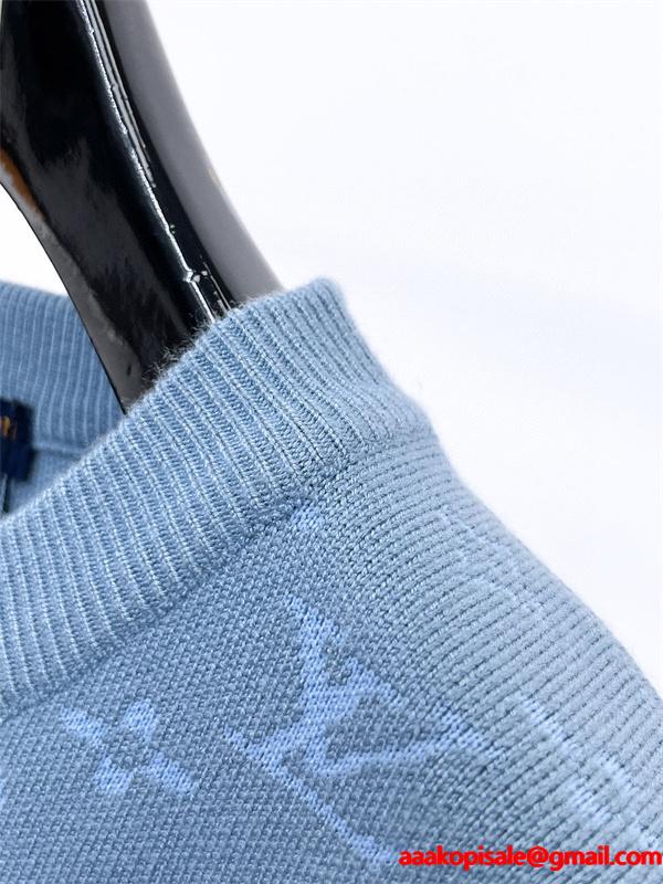 着こなし ❤ルイ ヴィトンセーターコピー LOUIS VUITTON  2色可選 2025年秋冬最新のトレンド ☆ウール混☆_ブランド コピー 激安(日本最大級)