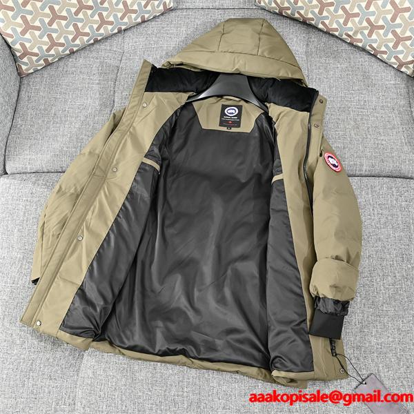 2025最新☆☆カナダグース ダウンジャケットスーパーコピー メンズ ビジネスカジュアル連帽ミディアムダウン通販ショッピング