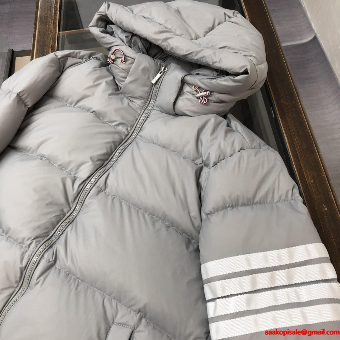 2025秋冬最新❤実用性に溢れるアイテム THOM BROWNE トムブラウン偽物 ダウンジャケット 大人のこなれ感抜群定番