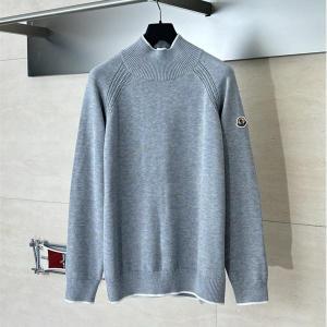柔らかグレー×上質ニット 2025秋冬新作 モンクレール MONCLER スーパーコピー ハイネックセーター