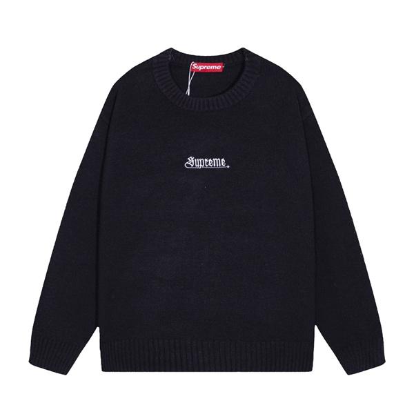 2025冬 定番ロゴ刺繍 ミニマルニット シュプリーム Supreme 偽物 N級品 季節限定モデル