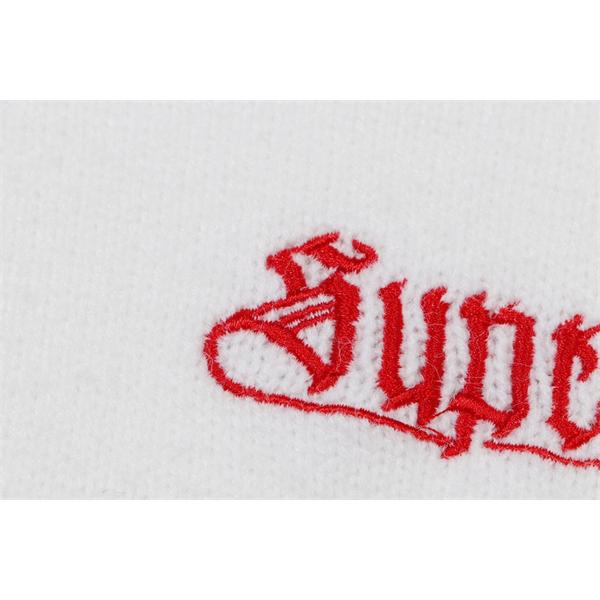 2025冬 定番ロゴ刺繍 ミニマルニット シュプリーム Supreme 偽物 N級品 季節限定モデル