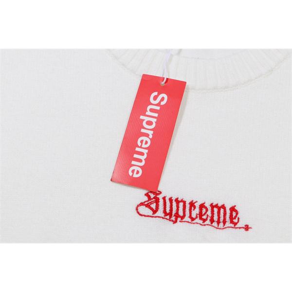 2025冬 定番ロゴ刺繍 ミニマルニット シュプリーム Supreme 偽物 N級品 季節限定モデル
