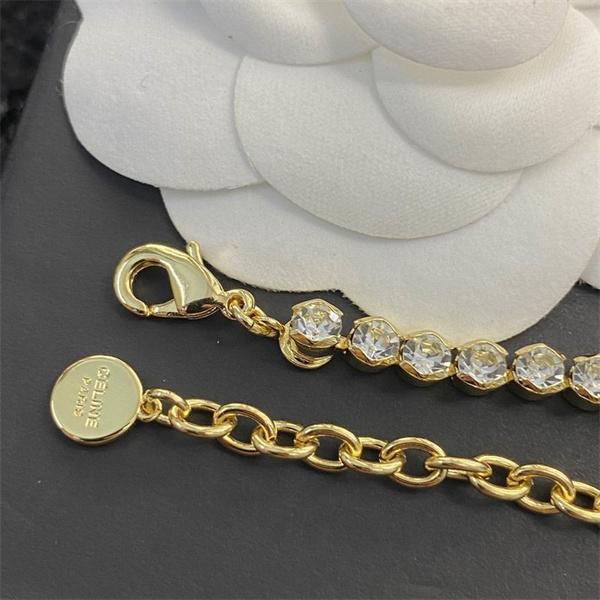 セリーヌ Celine 2025秋冬新作 ハートチャーム ラインストーン ネックレス スーパーコピー