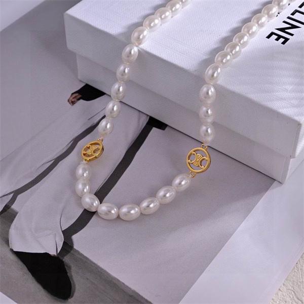 2025冬 人気パール×トリオンフ ネックレス セリーヌ Celine スーパー コピー 秋冬トレンドモデル