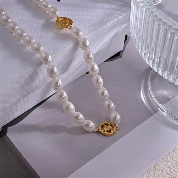 2025冬 人気パール×トリオンフ ネックレス セリーヌ Celine スーパー コピー 秋冬トレンドモデル