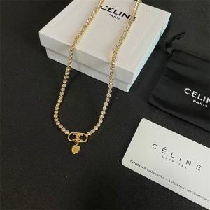  2025秋冬 トリオンフハートチャーム ゴールドネックレス セリーヌ CELINE スーパーコピー