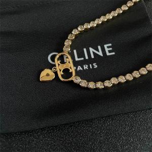  2025秋冬 トリオンフハートチャーム ゴールドネックレス セリーヌ CELINE スーパーコピー