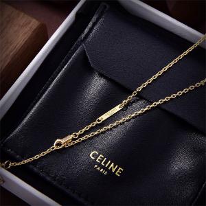 セリーヌ コピー 2025秋冬 ピンクストーン トリオンフチャームフェミニン CELINE ネックレス
