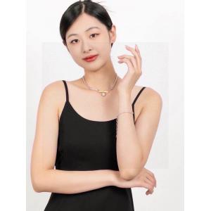 CELINE セリーヌ コピー トリオンフ×2連パール 2025秋冬ロングレイヤードネックレス