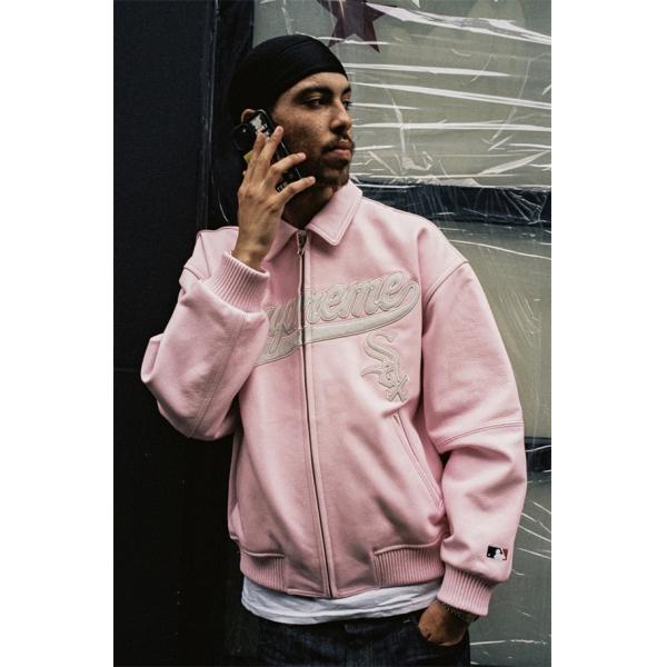 ブラック 2025秋冬 プレミアム質感 シュプリーム Supreme スーパーコピー レザージャケット