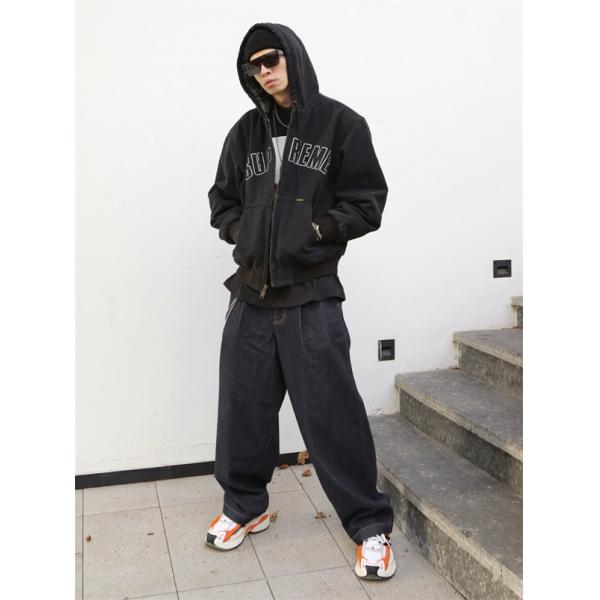 Supreme シュプリーム コピー ライトブルー 2025秋冬 ヴィンテージ風 デニムパーカー