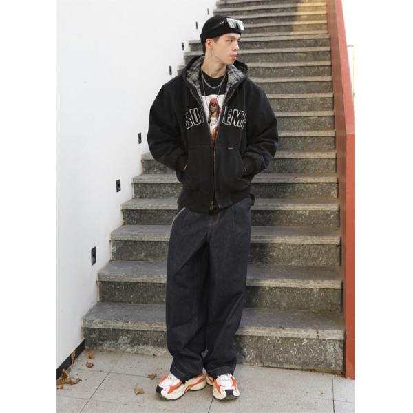 Supreme シュプリーム コピー ライトブルー 2025秋冬 ヴィンテージ風 デニムパーカー