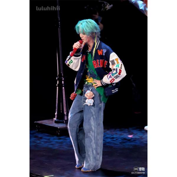 ネイビー×ホワイト 2025秋冬 カラフルロゴ Supreme シュプリーム 偽物 スタジャン