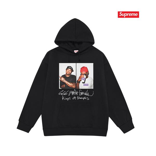 Supreme シュプリーム スーパーコピー ブラック 2025秋冬 フォトアート プルオーバーパーカー
