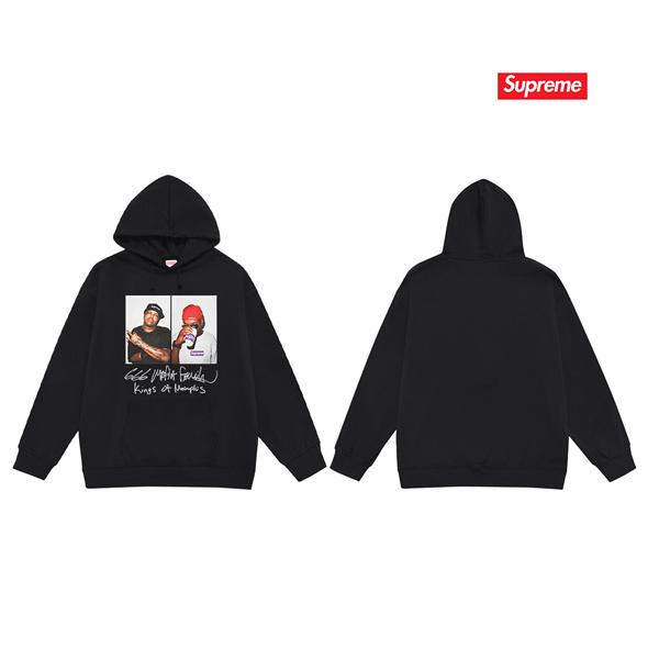 Supreme シュプリーム スーパーコピー ブラック 2025秋冬 フォトアート プルオーバーパーカー