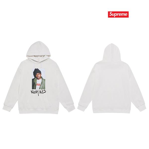 ブラック 2025秋冬 クラシックフォト風 シュプリーム Supreme コピー Nasty Nas パーカー