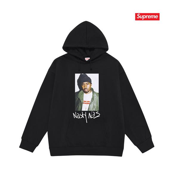ブラック 2025秋冬 クラシックフォト風 シュプリーム Supreme コピー Nasty Nas パーカー