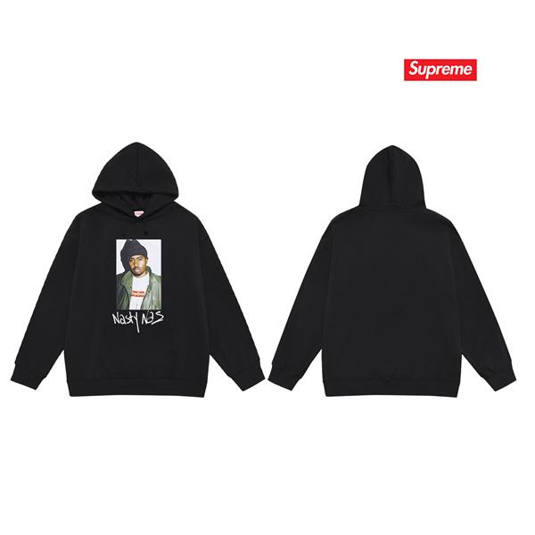 ブラック 2025秋冬 クラシックフォト風 シュプリーム Supreme コピー Nasty Nas パーカー