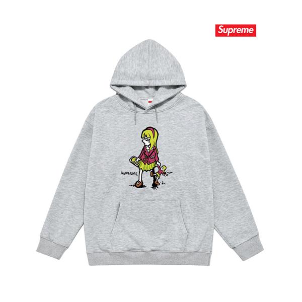 ブラック 2025秋冬 アートグラフィック Supreme シュプリーム 偽物 イラストパーカー