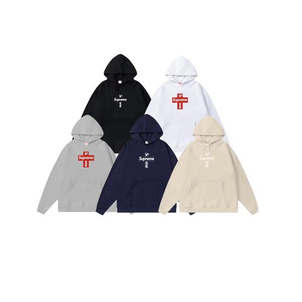 ネイビー・グレーほか 2025秋冬 定番ロゴ感 シュプリーム Supreme コピー マルチカラーパーカー