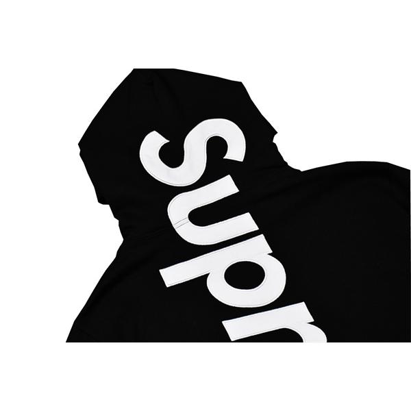 Supreme シュプリーム スーパーコピー ブラック 2025秋冬 バックインパクト 縦ロゴパーカー