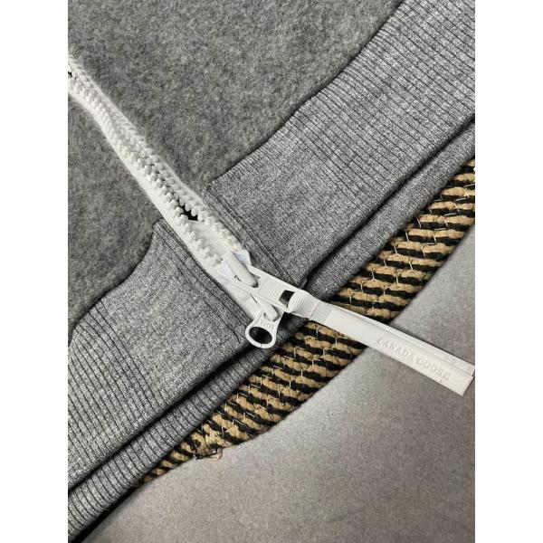 Canada Goose スーパーコピー フリースベスト チャコールグレー 2025秋冬 軽量保温 カナダグース 