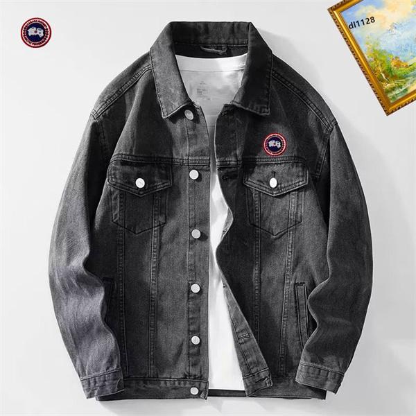 Canada Goose コピー デニムジャケット ブラックデニム 2025秋冬 ヴィンテージ風 カナダグース 