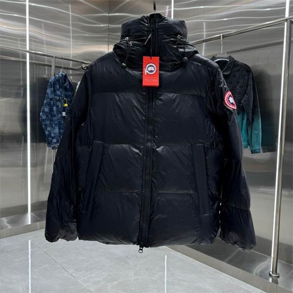ブラック 2025秋冬 防寒性抜群 カナダグース Canada Goose 偽物 フードダウン 季節限定モデル