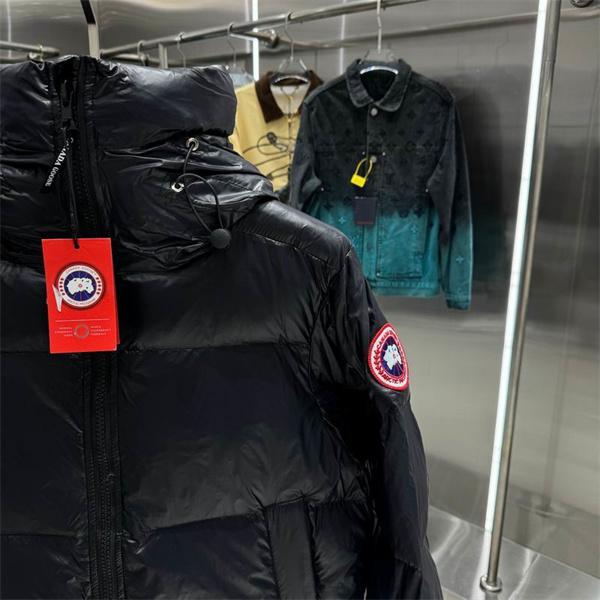 ブラック 2025秋冬 防寒性抜群 カナダグース Canada Goose 偽物 フードダウン 季節限定モデル