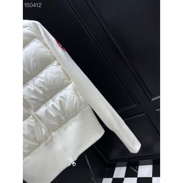  2025秋冬 ネイビー都会モダン ニットダウンジャケット 偽物 カナダグース Canada Goose