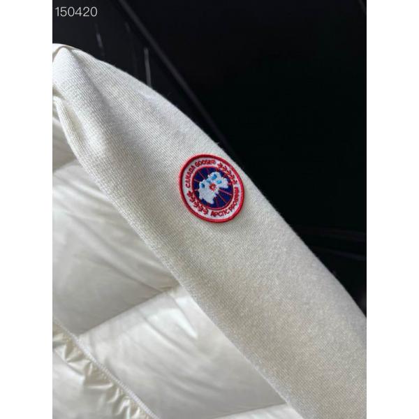 2025秋冬 ホワイト 柔美ニットダウンジャケット コピー カナダグース Canada Goose