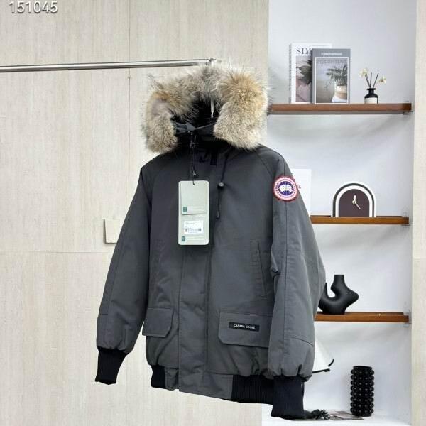 カナダグース Canada Goose オフホワイト 2025秋冬 エレガントファー ダウンジャケット コピー