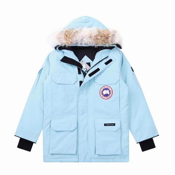 ミストブルー 2025秋冬 ボリュームファーダウンコート カナダグース Canada Goose コピー