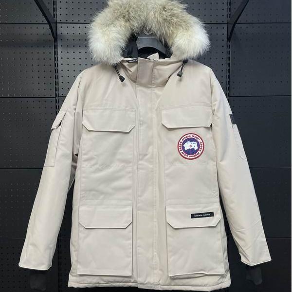 スモーキーグレージュ 2025秋冬 シンプル防寒ダウンジャケット カナダグース Canada Goose 偽物