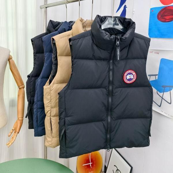 Canada Goose スーパーコピー 2025秋冬 シックブラック 多色展開ダウンベスト カナダグース