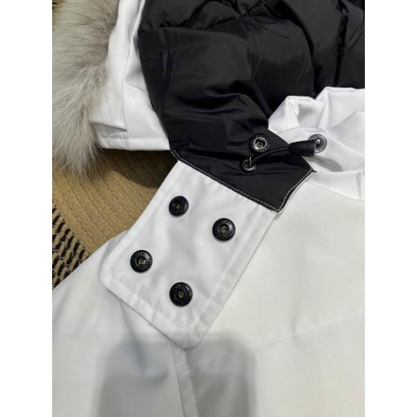 2025秋冬 ダークグレー ファーフード防寒ショートダウン カナダグース Canada Goose コピー