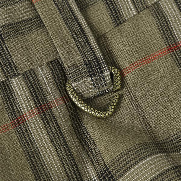 オリーブチェック 秋冬トレンド ワイドカーゴパンツ 多ポケットデザイン バーバリー Burberry コピー 