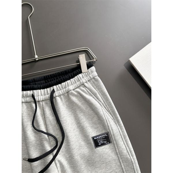  ディープブラック 裏起毛 秋冬パーカージョガーパンツ バーバリー Burberry コピー  ロゴタグ付き