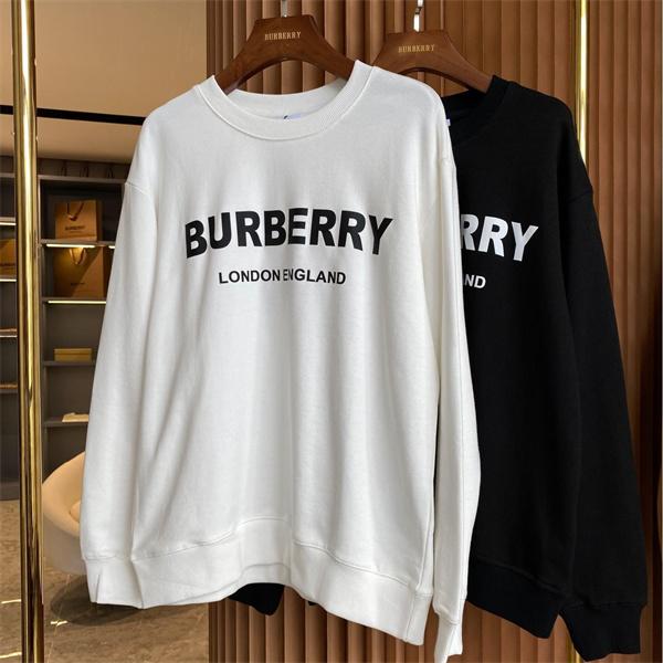 Burberry 白黒 2 色 秋冬定番 バーバリーコピーパーカー ホールド付き 最新コレクション