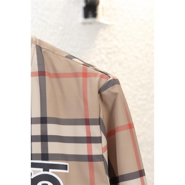 Burberry カーキ格子柄 秋冬注目 バーバリー コピー ブルマン ジャケット シグネチャーデザイン