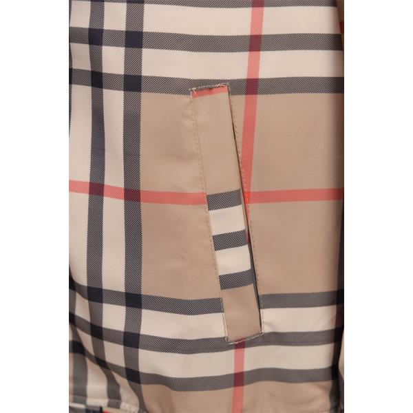 Burberry カーキ格子柄 秋冬注目 バーバリー コピー ブルマン ジャケット シグネチャーデザイン