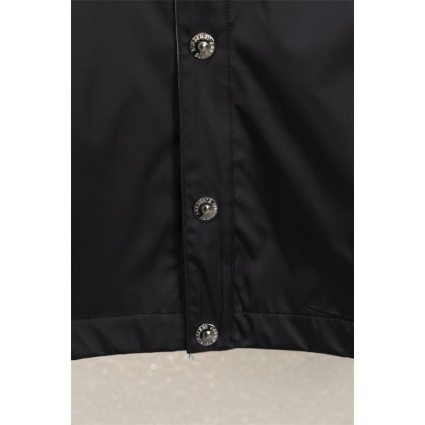 Burberry 黒色個性 秋冬特選 バーバリー 偽物 シャツ型 ジャケット ロゴアクセント 2025秋冬